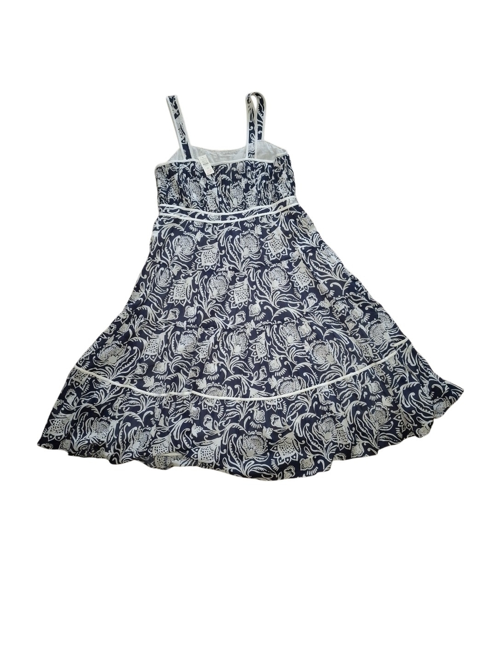 NWT Talbots Tiered Fit & Flare Dress- 12P - Picture 3 of 5